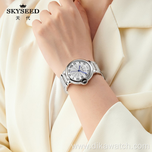 SKYSEED blue balloon ladies mechanical watch watch business